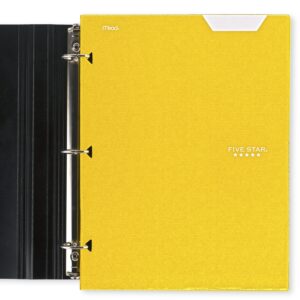 Five Star 4-Pocket Paper Folder, Harvest Yellow (331060E-WMT22)