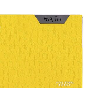 Five Star Stay-Put Plastic and Prong Folder, Harvest Yellow (340300E-WMT22)
