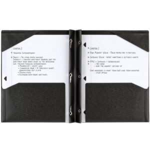 Five Star Stay-Put Plastic and Prong Folder, Harvest Yellow (340300E-WMT22)