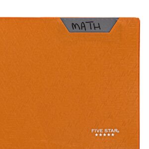 Five Star Stay-Put Plastic and Prong Folder, Harvest Yellow (340300E-WMT22)