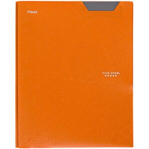 Five Star Stay-Put Plastic and Prong Folder, Harvest Yellow (340300E-WMT22)
