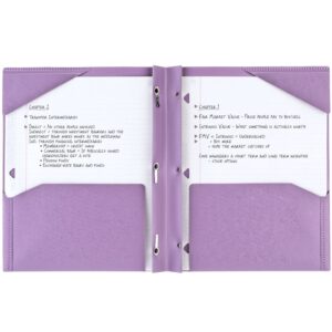Five Star Stay-Put Plastic and Prong Folder, Harvest Yellow (340300E-WMT22)