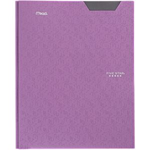 Five Star Stay-Put Plastic and Prong Folder, Harvest Yellow (340300E-WMT22)