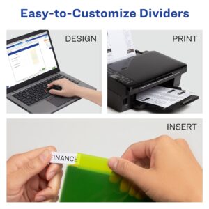 Avery Big Tab Insertable Pocket Dividers, 5 Tabs (07714)