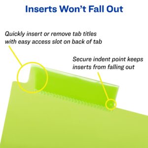Avery Big Tab Insertable Pocket Dividers, 5 Tabs (07714)
