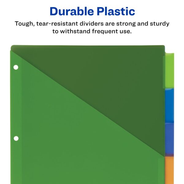 Avery Big Tab Insertable Pocket Dividers, 5 Tabs (07714)