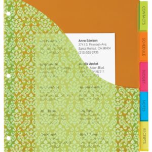 Avery Big Tab Insertable Pocket Dividers, 5 Tabs (07714)