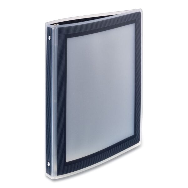 Avery Flexi-View Binder with Round Rings, 3 Rings, 0.5″ Capacity, 11 x 8.5, Black