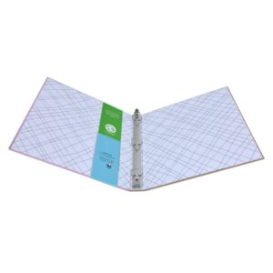 Green Mila - Binder 1 inch Ring, 3 "O" Binders, Fashion foil print, Craft Paper - Image 3