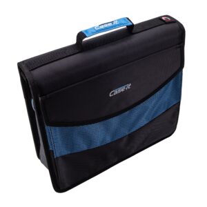 Case-it The Dual, Two 1.5 inch D-Ring Zip Binder, Dual-121-a, Sky Blue, New Condition, Each - Image 2