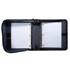 Case-it The Dual, Two 1.5 inch D-Ring Zip Binder, Dual-121-a, Sky Blue, New Condition, Each - Image 13