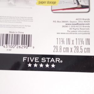 Mead Five Star 1.5" Ring +3-Hold Punch Binder 375 Sheet Capacity Colors Vary - Image 2