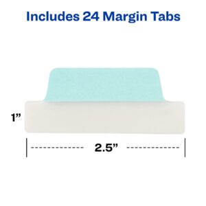 Avery Margin Ultra Tabs, 2.5" x 1", 24 Repositionable Tabs, 2-Side Writable, Assorted Pastel Colors (74769) - Image 7
