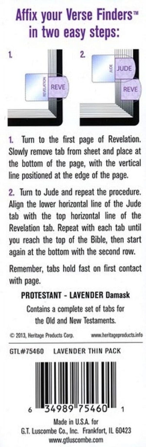 Verse Finders Bible Index Tabs (Other)