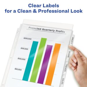 Avery Index Maker Clear Pocket View Dividers - Image 3