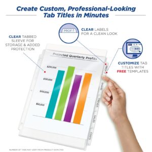Avery Index Maker Clear Pocket View Dividers - Image 4