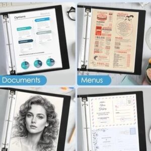 Ktrio Sheet Protectors 8.5 X 11 Inch, Clear Page Protector For 3 Ring - Image 5