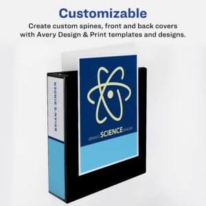 Avery Heavy-Duty View Red 4" Binder (79326) - Image 3