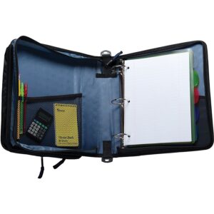 Case•it, Universal, 2" O-Ring Zipper Binder, with 13" Tablet Pouch, Assembled Product Height 13", Blue, LT-007 - Image 4