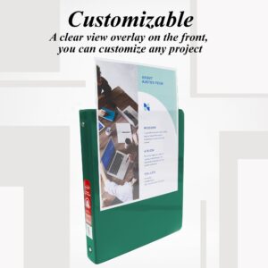 BAZIC 3 Ring Binder 1" Economy View Binders Fuchsia, Hold 175 Sheets, 2-Count - Image 28