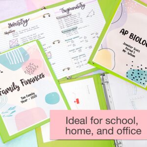 BAZIC 3 Ring Binder 1" Economy View Binders Fuchsia, Hold 175 Sheets, 2-Count - Image 30