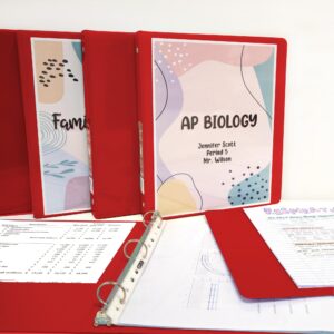 BAZIC 3 Ring Binder 1" Economy View Binders Fuchsia, Hold 175 Sheets, 2-Count - Image 51