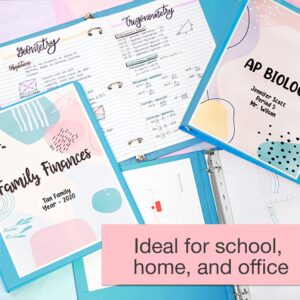 BAZIC 3 Ring Binder 1" Economy View Binders Fuchsia, Hold 175 Sheets, 2-Count - Image 62