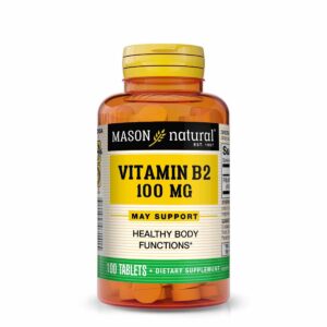 Mason Natural Vitamin B2 (Riboflavin) 100 Tablets - Healthy Conversion of Food into Energy, Supports Nerve Function and Health - Image 7