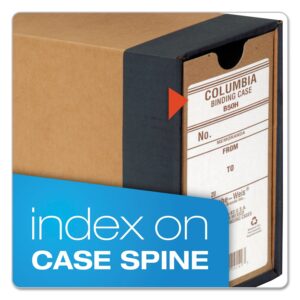Globe-Weis COLUMBIA Recycled Binding Cases, 2 Rings, 3.13" Capacity, 11 x 8.5, Kraft - Image 4