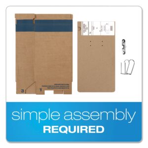 Globe-Weis COLUMBIA Recycled Binding Cases, 2 Rings, 3.13" Capacity, 11 x 8.5, Kraft - Image 7