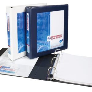 Avery Heavy-Duty Framed View 3-Ring Binder, 2" EZD Rings, Navy Blue - Image 5
