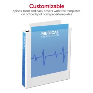 Office Depot® Heavy-Duty View 3-Ring Binder, 2" D-Rings, 49% Recycled, Light Pink - Image 7