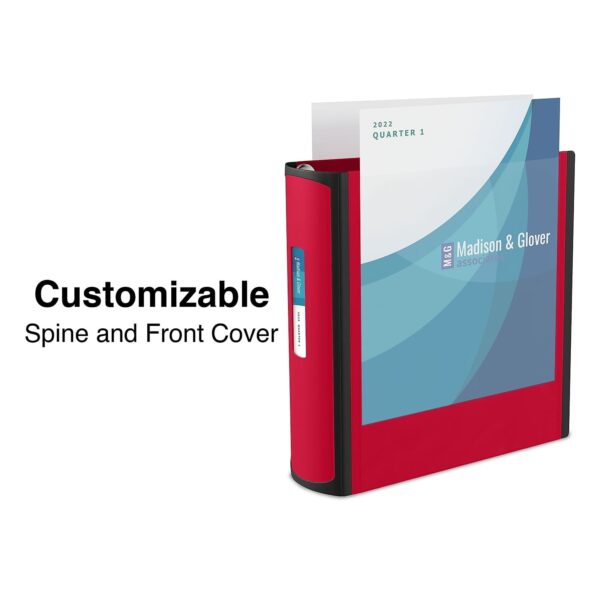Staples Better 4-inch 3 Ring View Binder Red 1618291