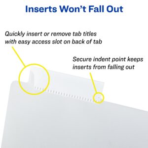 Avery Big Tab Plastic Dividers, 5-Tab, 3 Sets (11255) - Image 7