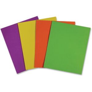 Sparco, SPR78548, Letter-size Pocket Folders, 25 / Box, Assorted - Image 1