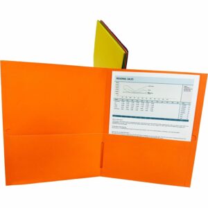 Sparco, SPR78548, Letter-size Pocket Folders, 25 / Box, Assorted - Image 4