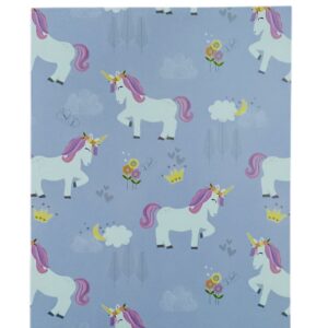 Back to School 2 Pocket Folders Portfolios Designs include Unicorns, Rainbows, Butterflies and Flowers Set of 4 Elementary Grade School