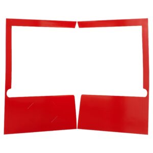 Better Office Products - Pocket folder - 2 compartments - for Letter A Size (8.5 in x 11 in) - capacity: 100 sheets - black, red, blue, purple, orange, green, yellow (pack of 25) - Image 6