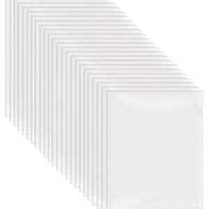 Poly Project Pockets, Jacket Sleeves, 50 Pack, by Better Office Products, Project Folder File Jackets, Clear, Letter Size, 9″ x 11.5″, 50 Pack