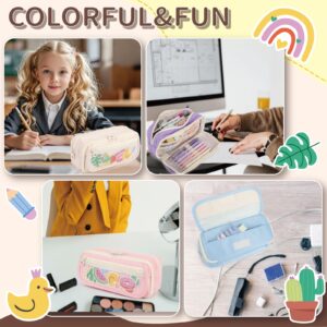 Large Capacity Pencil Case with Compartments, School Pencil Bags with Zipper, Big Storage Pen Bag for Teen Girl Boy Men Women, Adult Stationery Pen Bag for School College and Office - Image 8