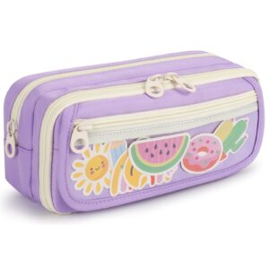 Large Capacity Pencil Case with Compartments, School Pencil Bags with Zipper, Big Storage Pen Bag for Teen Girl Boy Men Women, Adult Stationery Pen Bag for School College and Office - Image 21