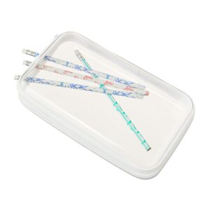 Pen+Gear Clear Zipper Case, White Pencil - Image 5