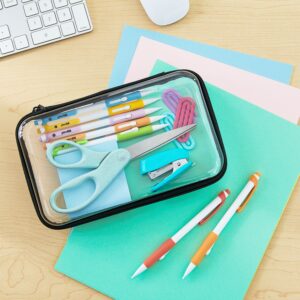 Pen+Gear Clear Zipper Case, White Pencil - Image 9