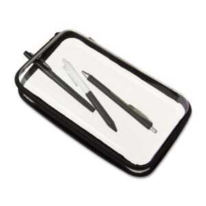 Pen+Gear Clear Zipper Case, White Pencil - Image 11