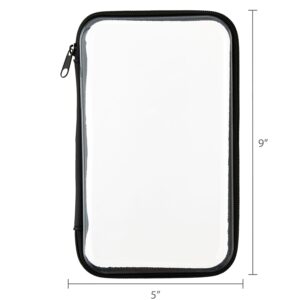 Pen+Gear Clear Zipper Case, White Pencil - Image 12