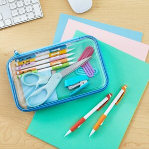 Pen+Gear Clear Zipper Case, White Pencil - Image 15