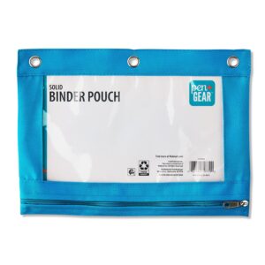 Pen + Gear Black Solid Polyester Zipper Binder Pouch - Image 7