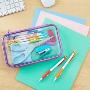 Pen+Gear Clear Zipper Case, White Pencil - Image 21