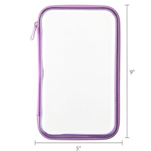 Pen+Gear Clear Zipper Case, White Pencil - Image 24