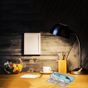 PALIFEUR Pencil Case Large Capacity Pencil Pouch, Multi-layer Aesthetic Pen Bag, Sturdy Multifunctional Pencil Bag, Pencil Box, Black - Image 6